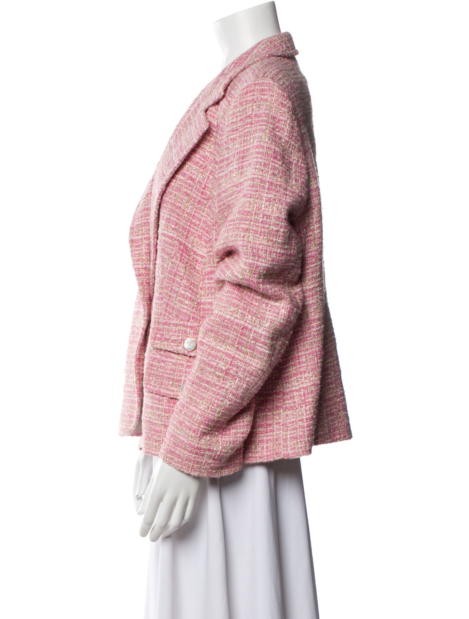 Marina Rinaldi Tweed Pattern Blazer