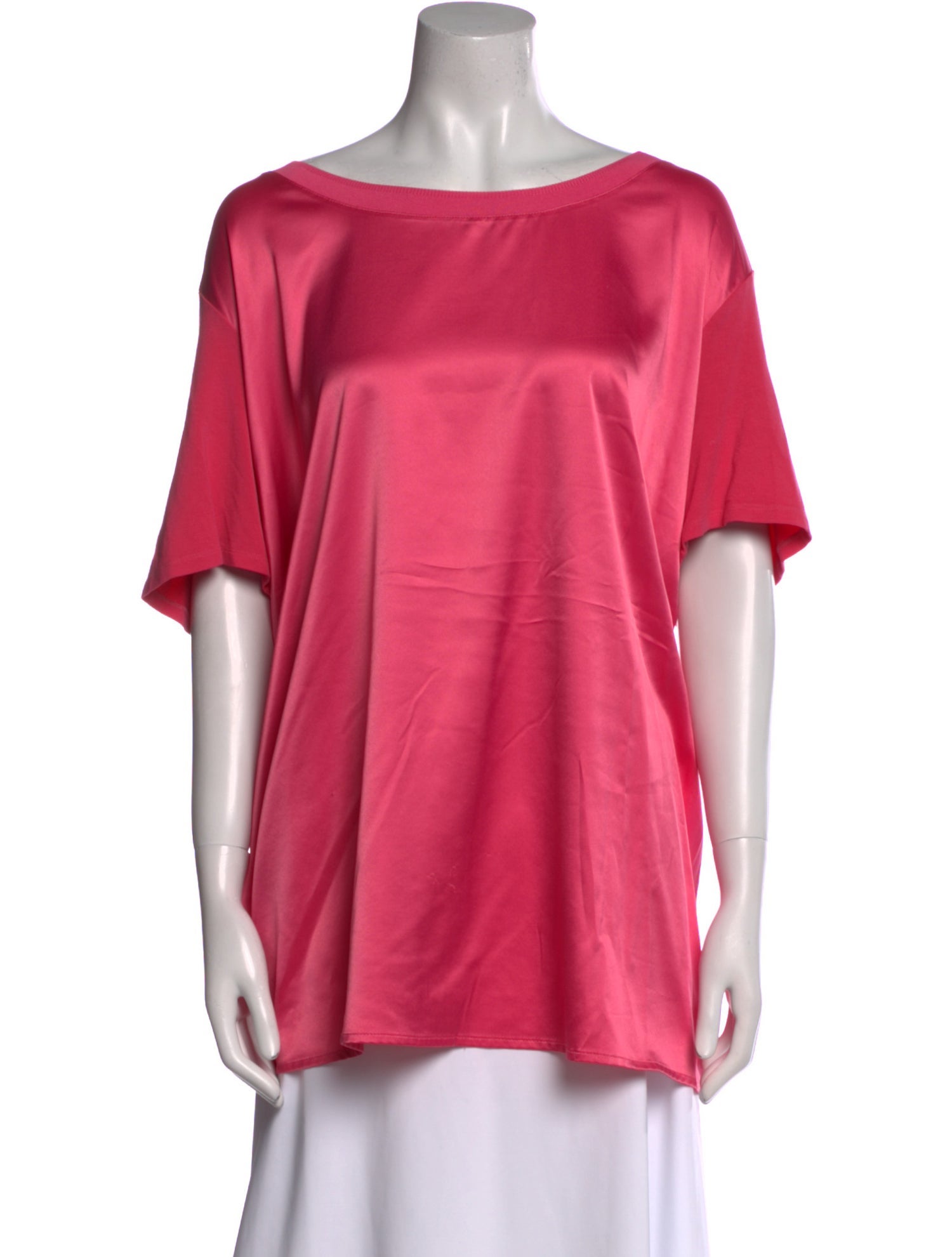 Marina Rinaldi Bateau Neckline Short Sleeve T-Shirt