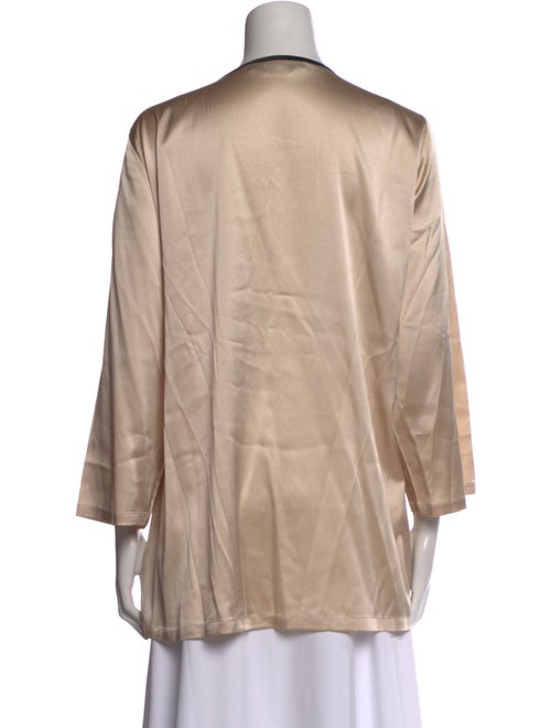 Marina Rinaldi Silk Scoop Neck Tunic