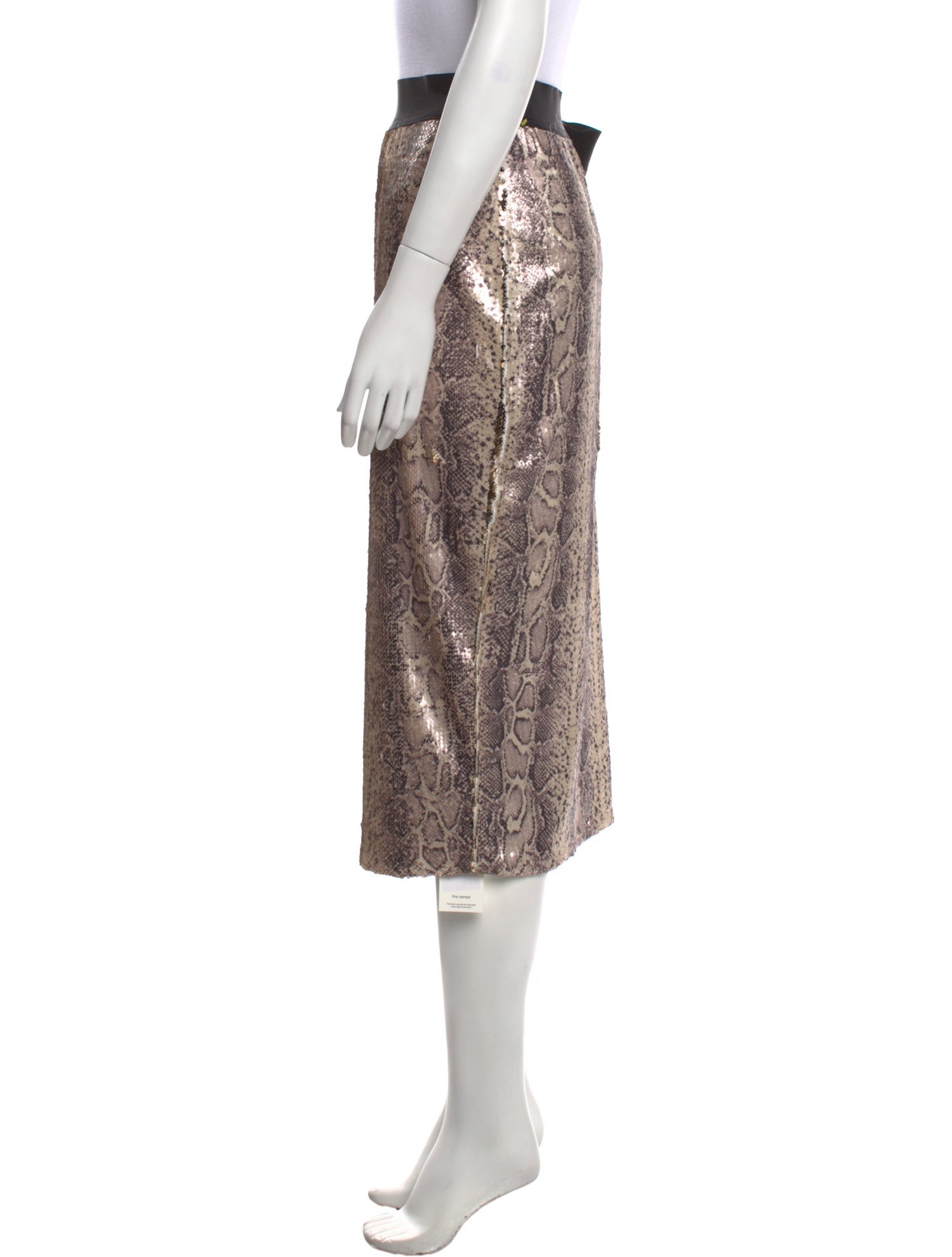 Marina Rinaldi Animal Print Midi Length Skirt