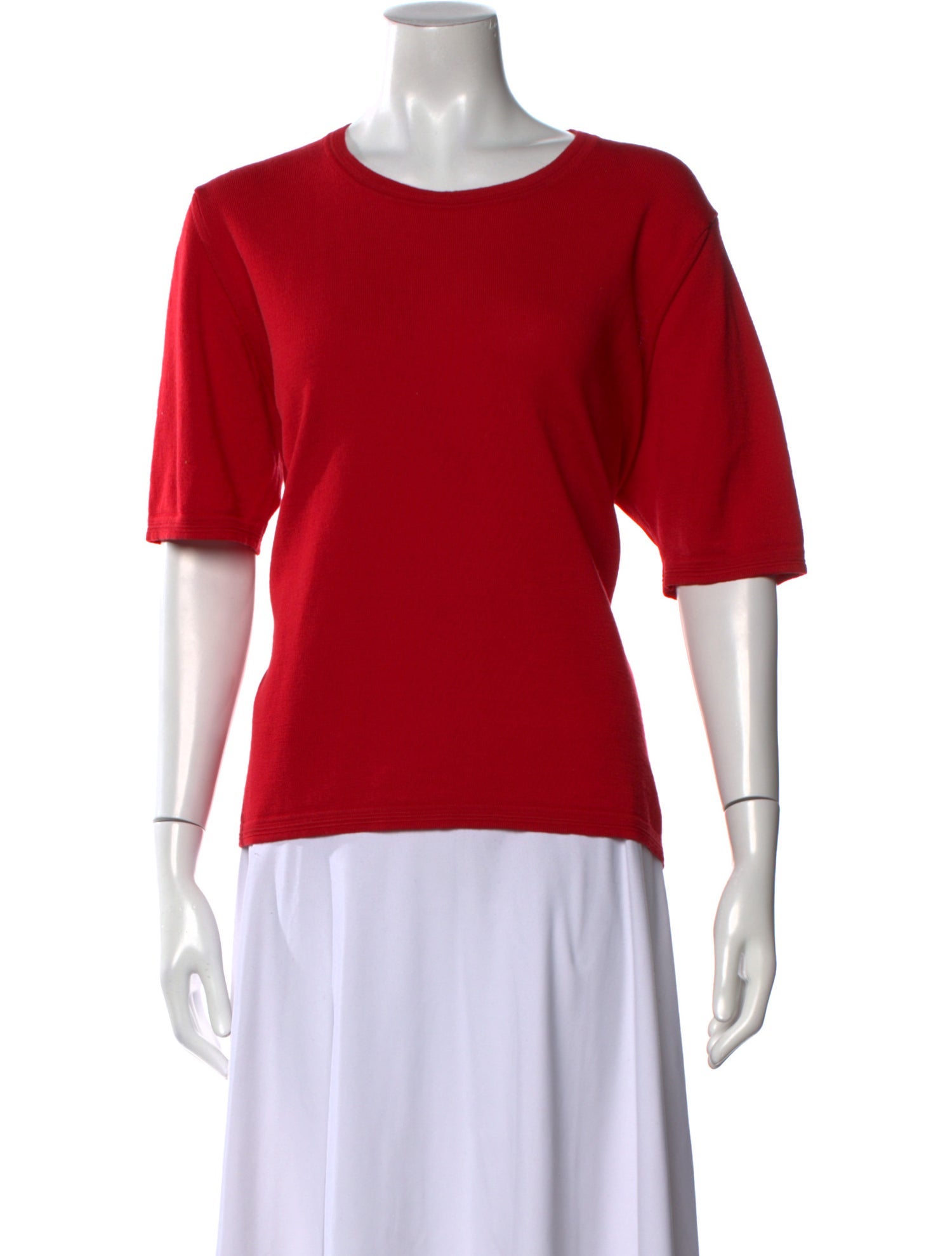 Marina Rinaldi Virgin Wool Scoop Neck Sweater