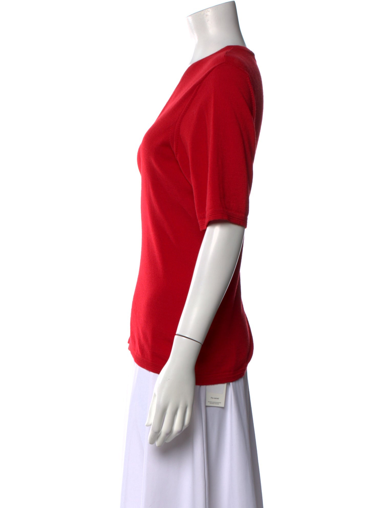 Marina Rinaldi Virgin Wool Scoop Neck Sweater