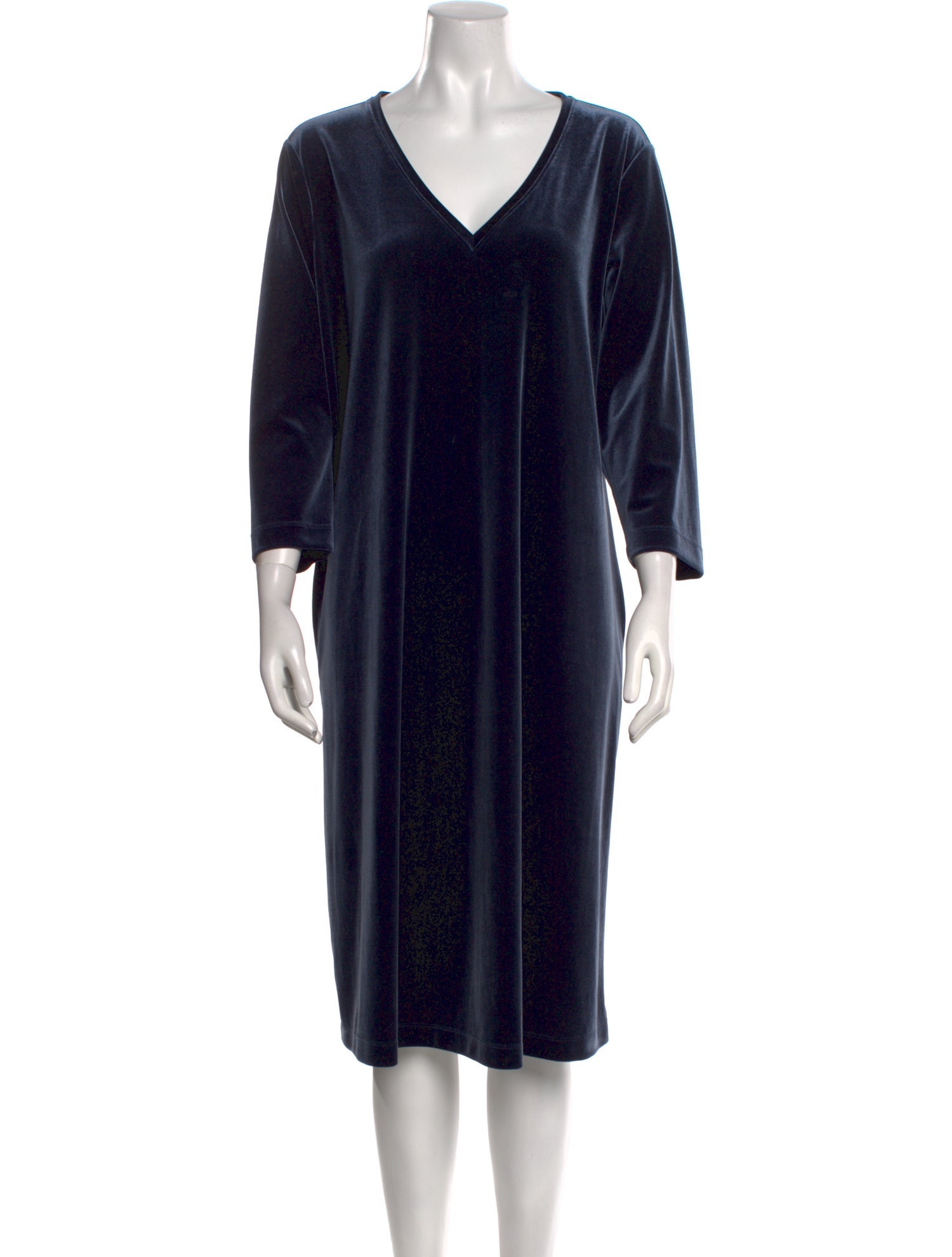 Marina Rinaldi Velvet Midi Length Dress