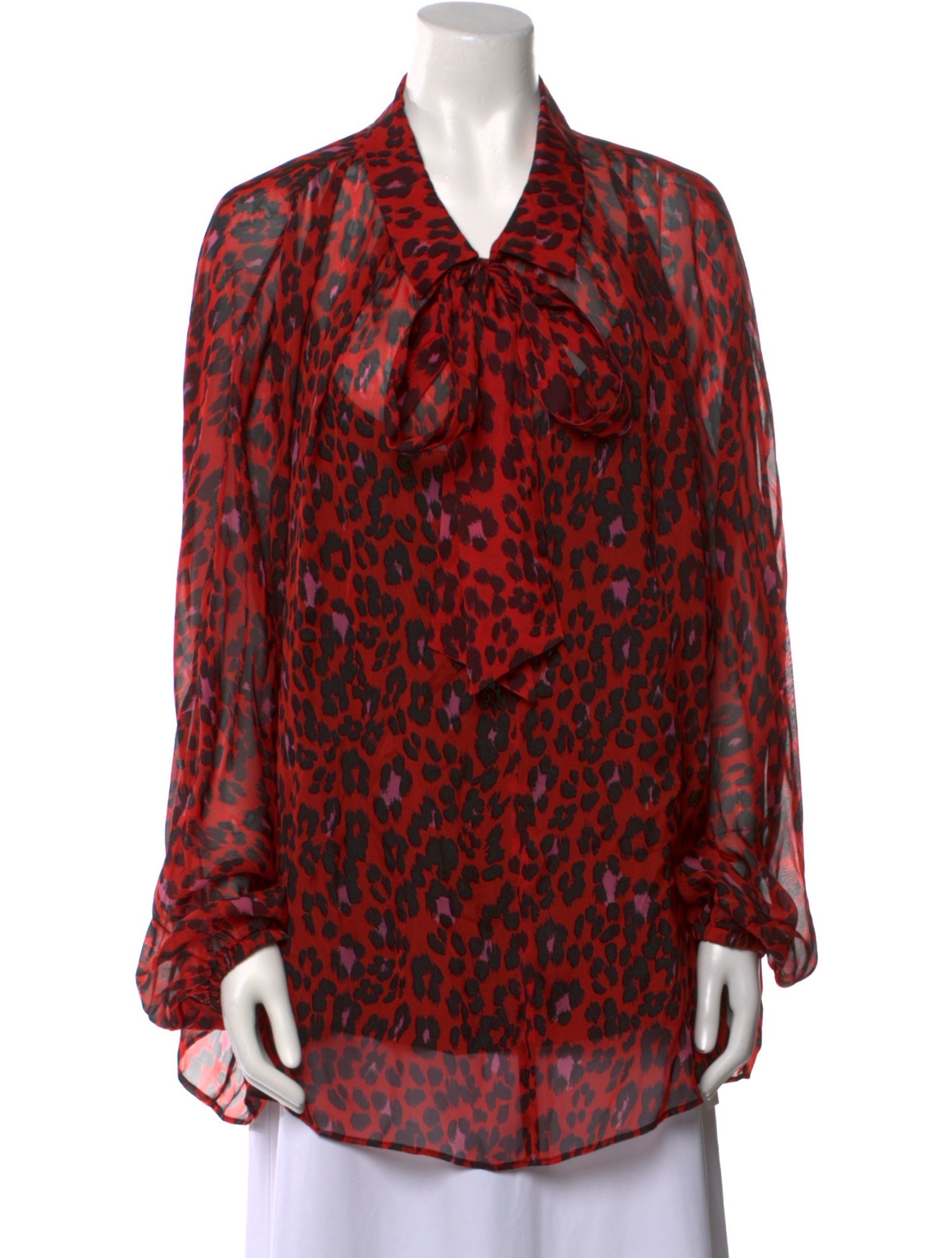 Marina Rinaldi Silk Animal Print Tunic