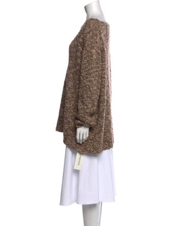 Marina Rinaldi Virgin Wool Scoop Neck Sweater