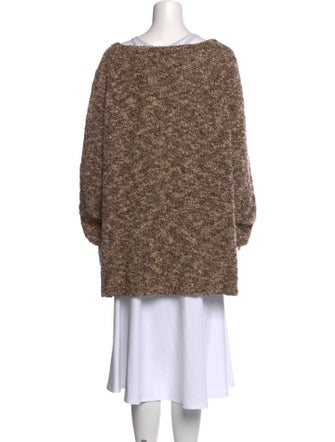 Marina Rinaldi Virgin Wool Scoop Neck Sweater