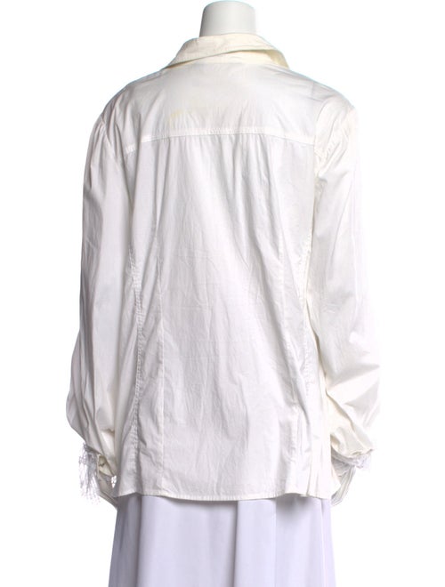 Marina Rinaldi Long Sleeve Button-Up Top