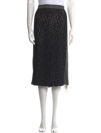 Marina Rinaldi Polka Dot Print Midi Length Skirt