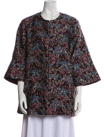 Marina Rinaldi Floral Print Jacket
