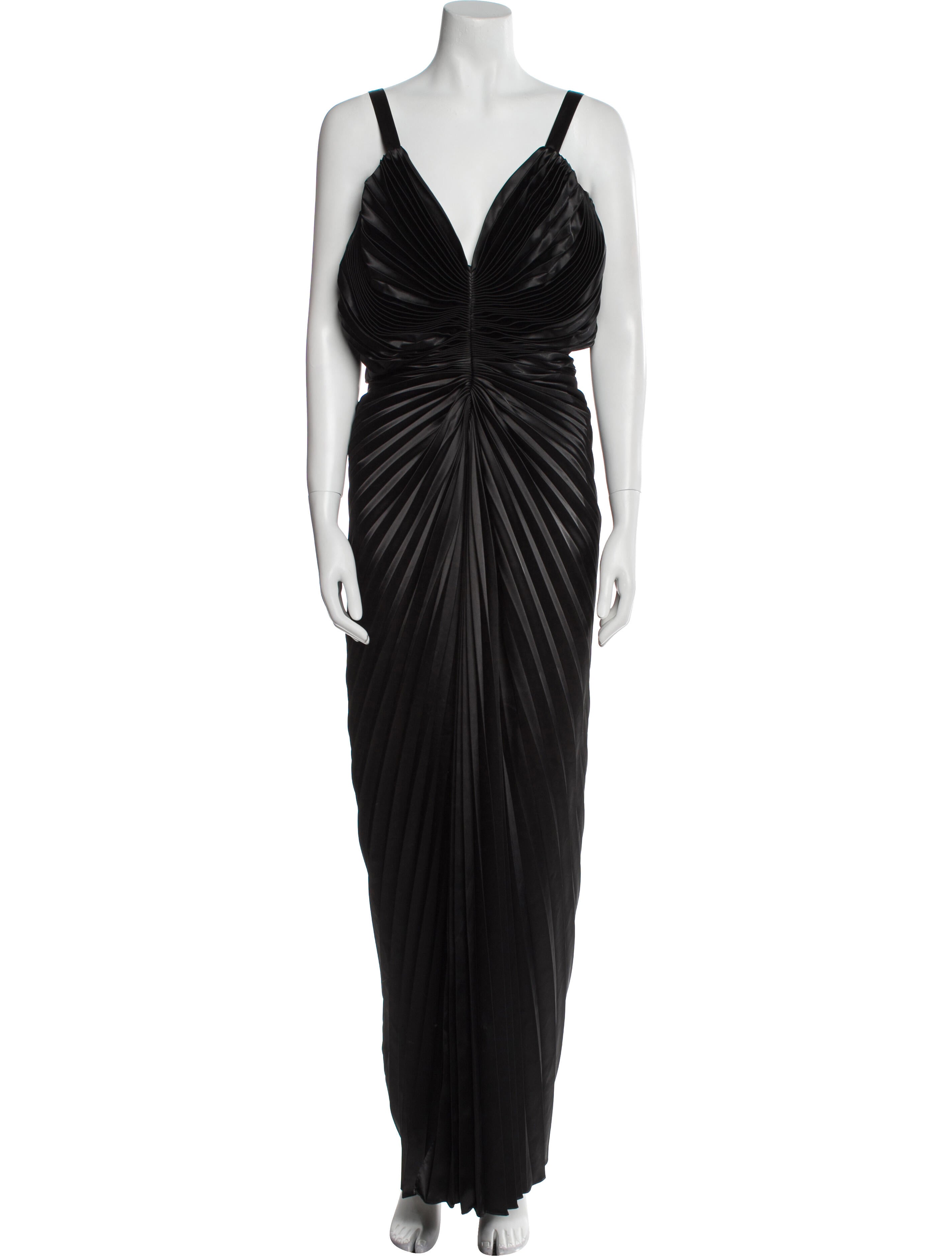 Marina Rinaldi V-Neck Long Dress