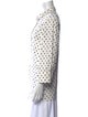 Marina Rinaldi Polka Dot Print Long Sleeve Button-Up Top