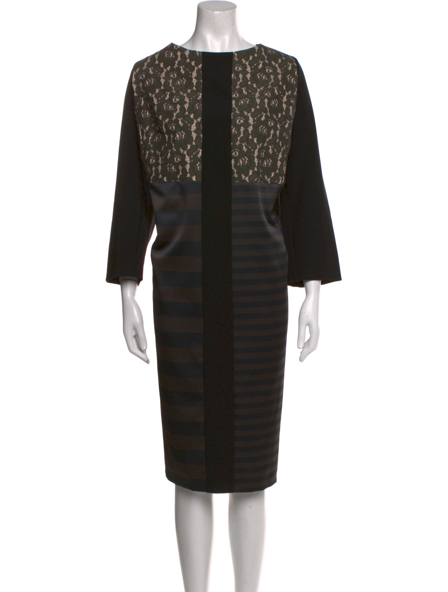 Marina Rinaldi Printed Midi Length Dress w/ Tags