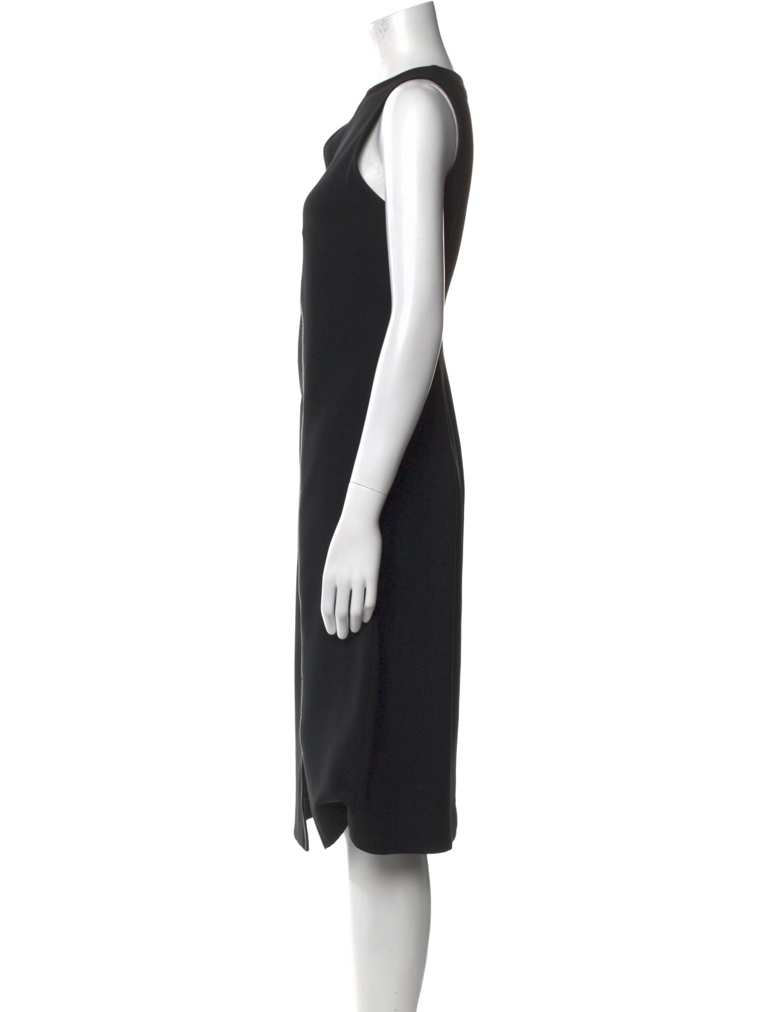Marina Rinaldi Bateau Neckline Midi Length Dress