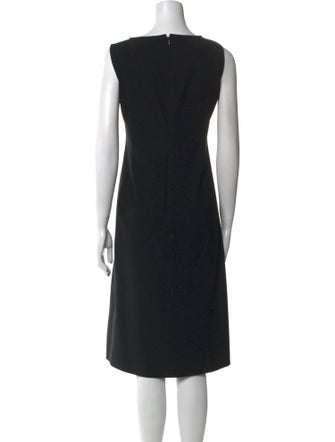 Marina Rinaldi Bateau Neckline Midi Length Dress