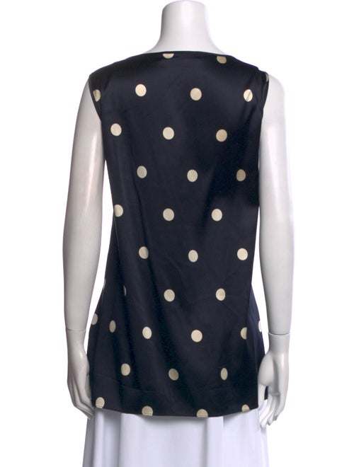 Marina Rinaldi Silk Polka Dot Print Tunic