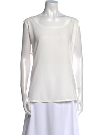 Marina Rinaldi Scoop Neck Sleeveless Top