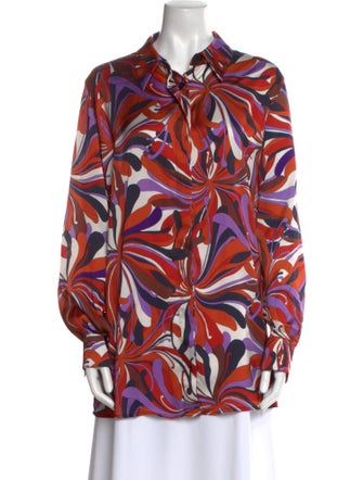 Marina Rinaldi Printed Long Sleeve Tunic