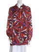 Marina Rinaldi Printed Long Sleeve Tunic