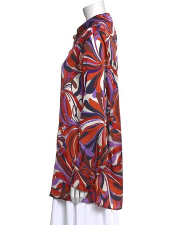 Marina Rinaldi Printed Long Sleeve Tunic