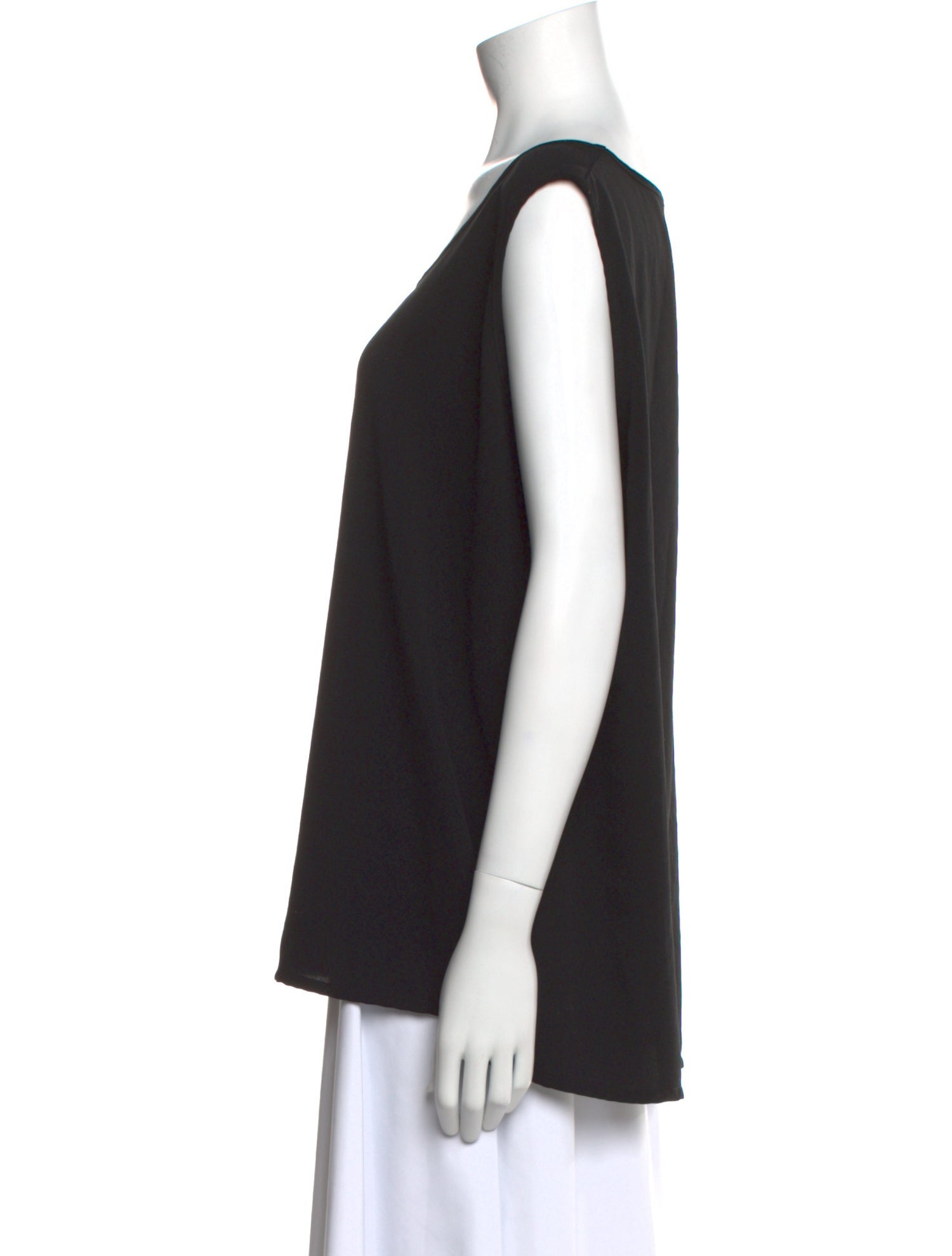 Marina Rinaldi Scoop Neck Sleeveless Top