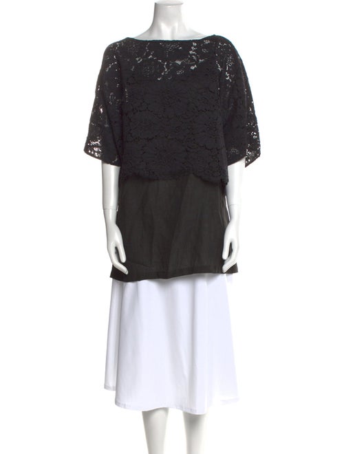 Marina Rinaldi Linen Lace Pattern Tunic