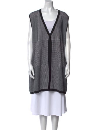 Marina Rinaldi Striped V-Neck Sweater