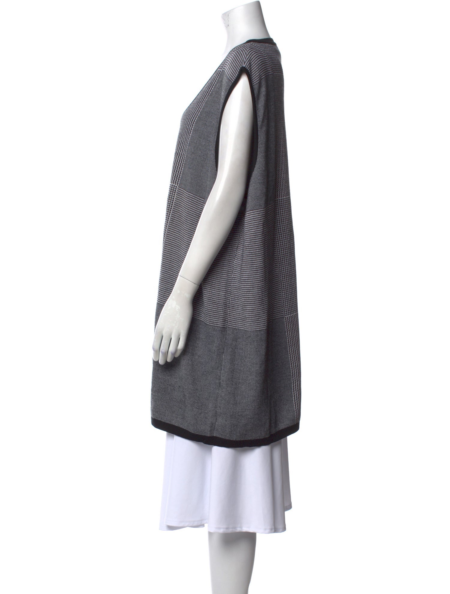 Marina Rinaldi Striped V-Neck Sweater