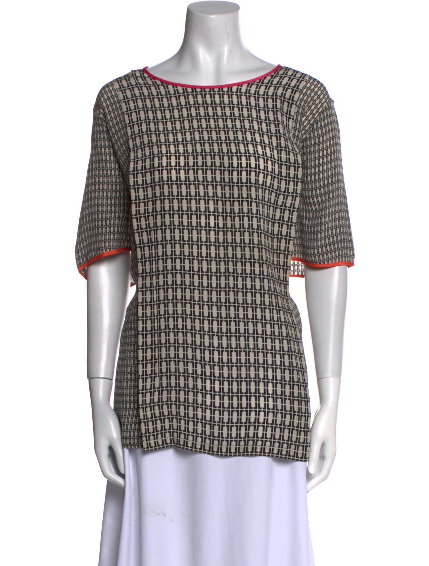 Marina Rinaldi Silk Printed Blouse