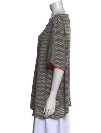 Marina Rinaldi Silk Printed Blouse