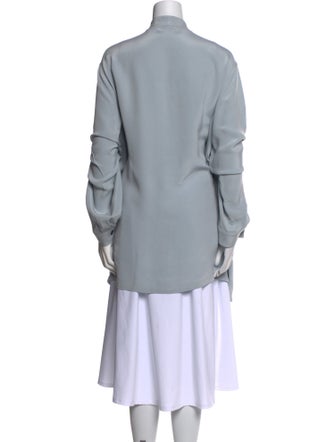 Marina Rinaldi Silk Tie Neck Tunic