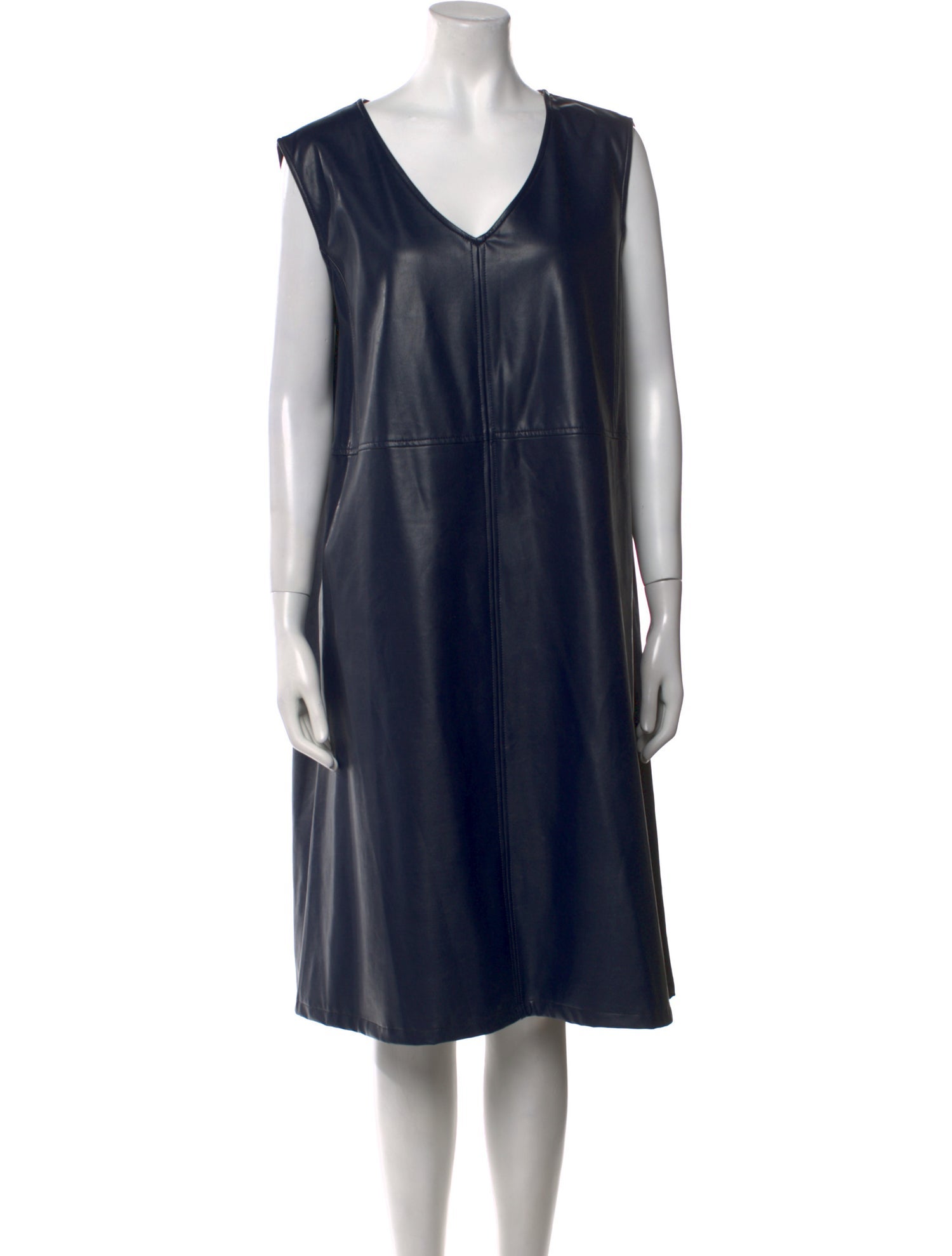 Marina Rinaldi V-Neck Midi Length Dress