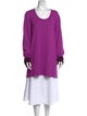 Marina Rinaldi Scoop Neck Long Sleeve Tunic