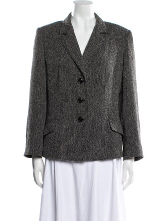 Marina Rinaldi Virgin Wool Printed Blazer