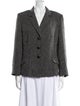Marina Rinaldi Virgin Wool Printed Blazer