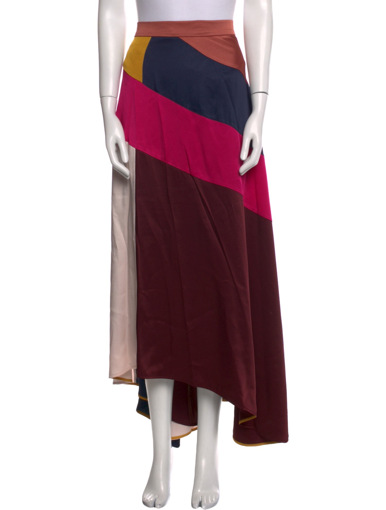 Marina Rinaldi Colorblock Pattern Long Skirt w/ Tags