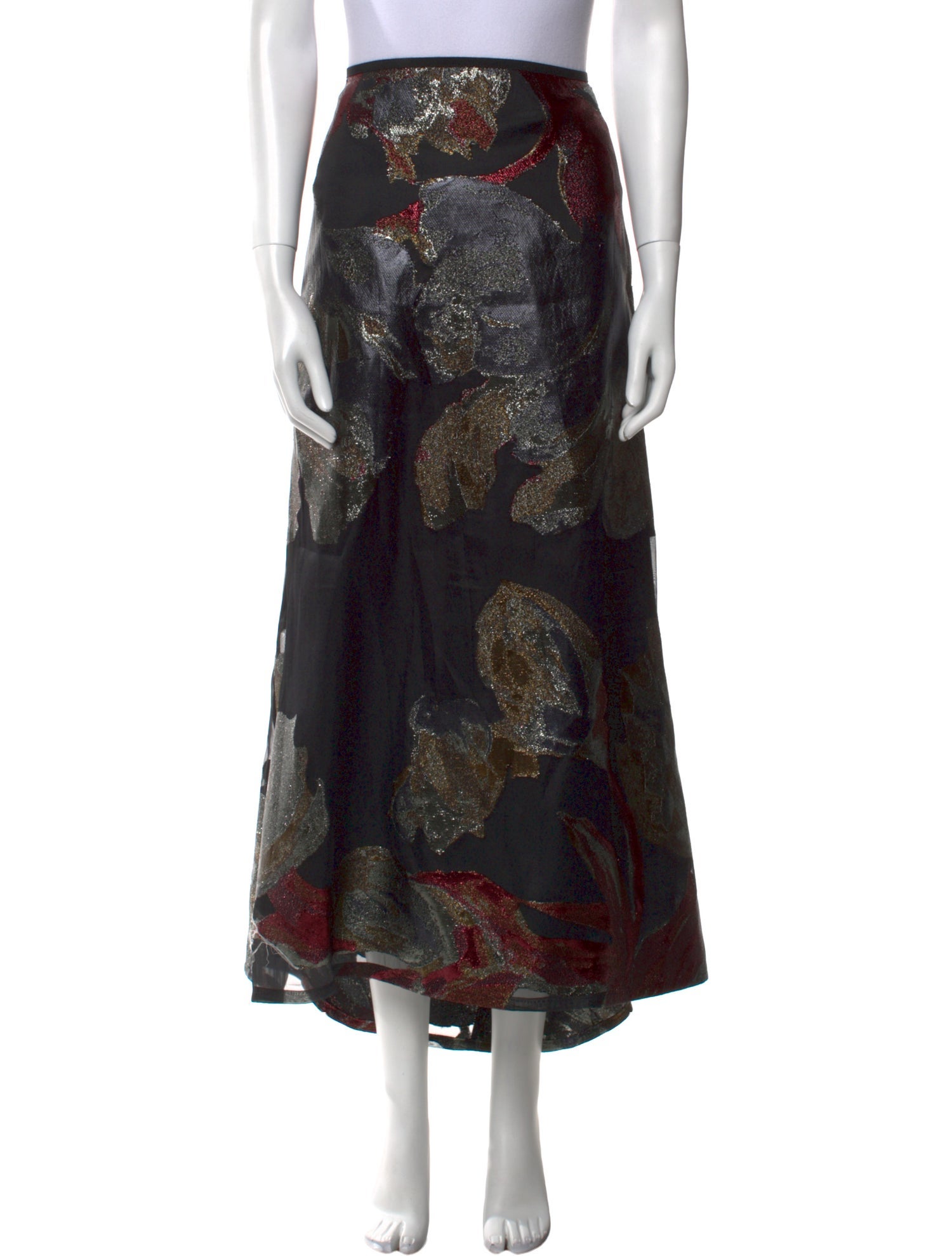 Marina Rinaldi Printed Midi Length Skirt