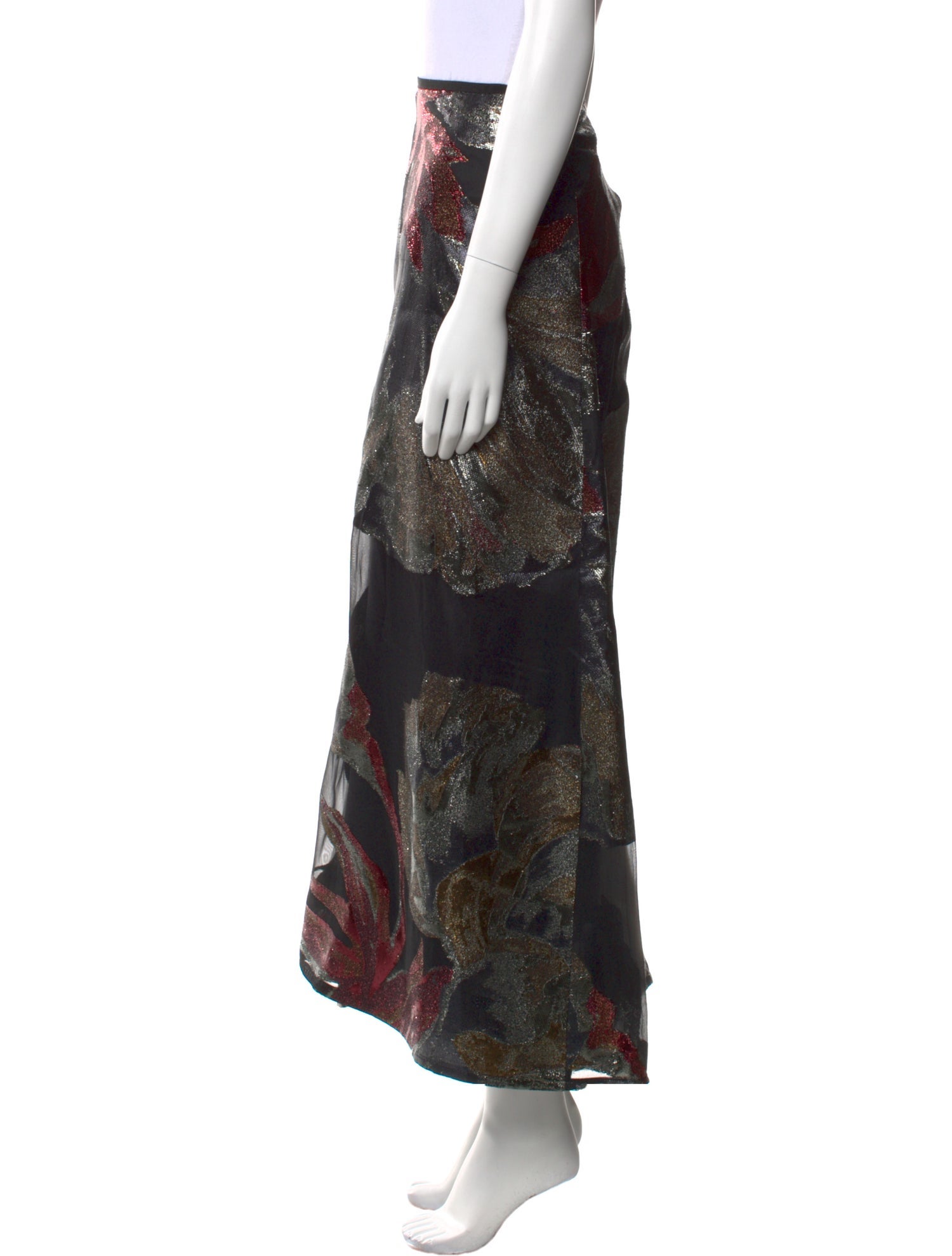 Marina Rinaldi Printed Midi Length Skirt