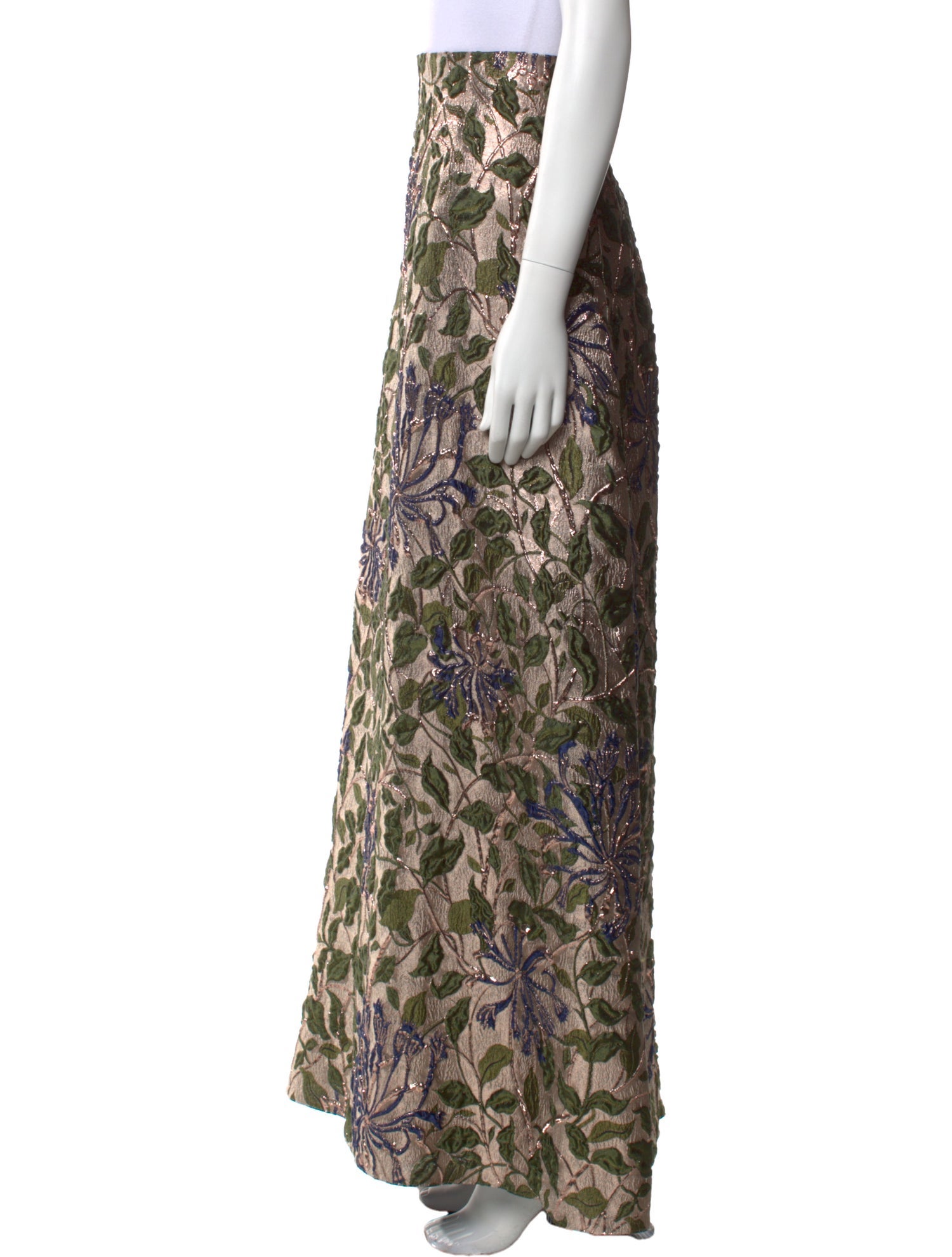 Marina Rinaldi Floral Print Long Skirt