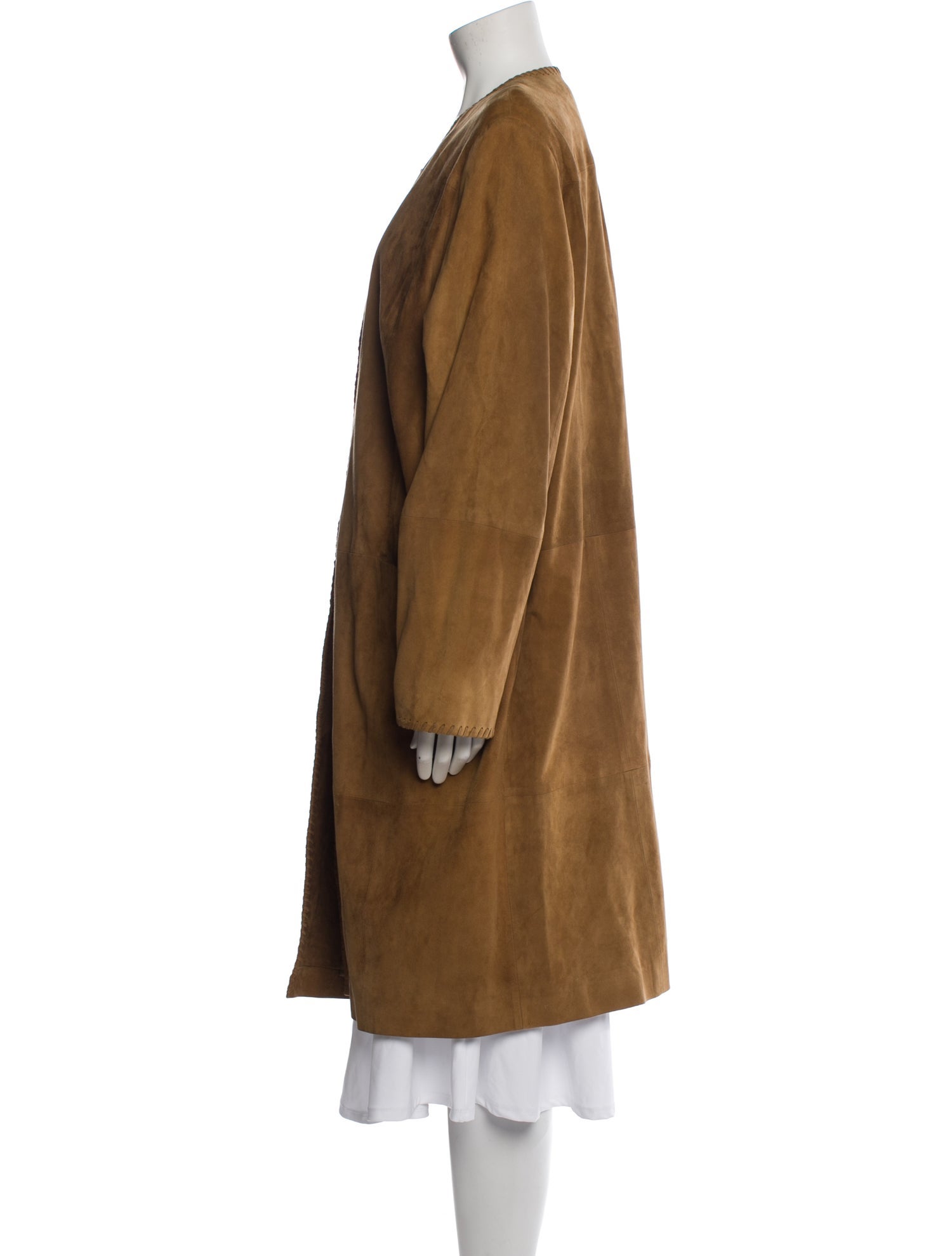 Marina Rinaldi Suede Faux Fur Coat