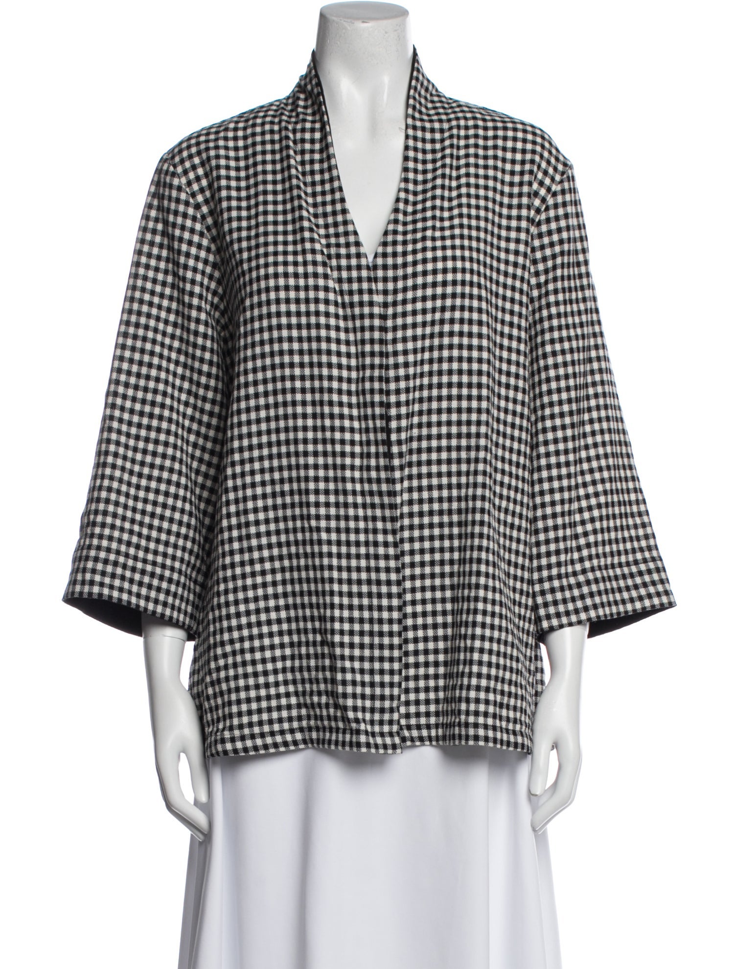 Marina Rinaldi Plaid Print Blazer