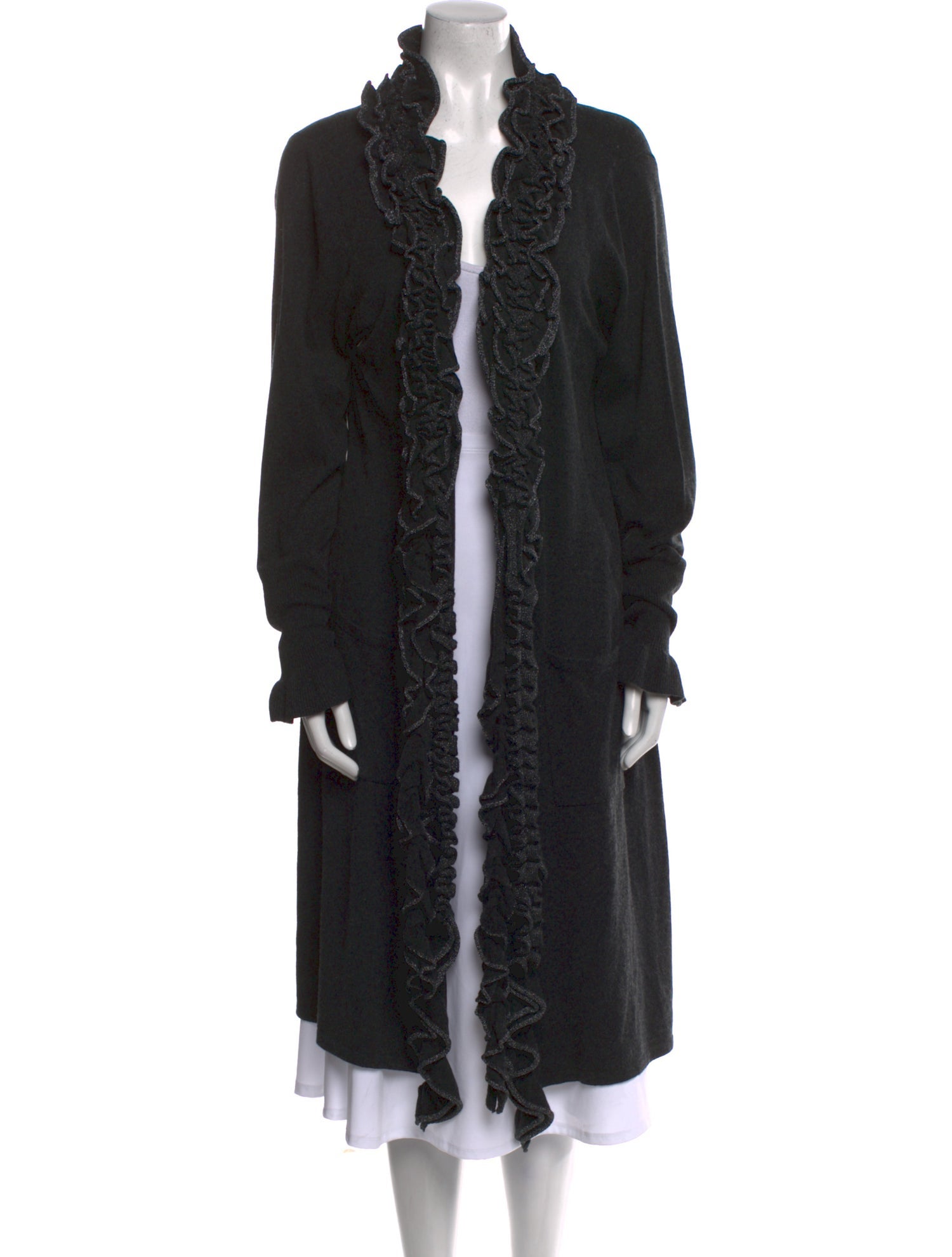 Marina Rinaldi Silk Open Front Sweater w/ Tags