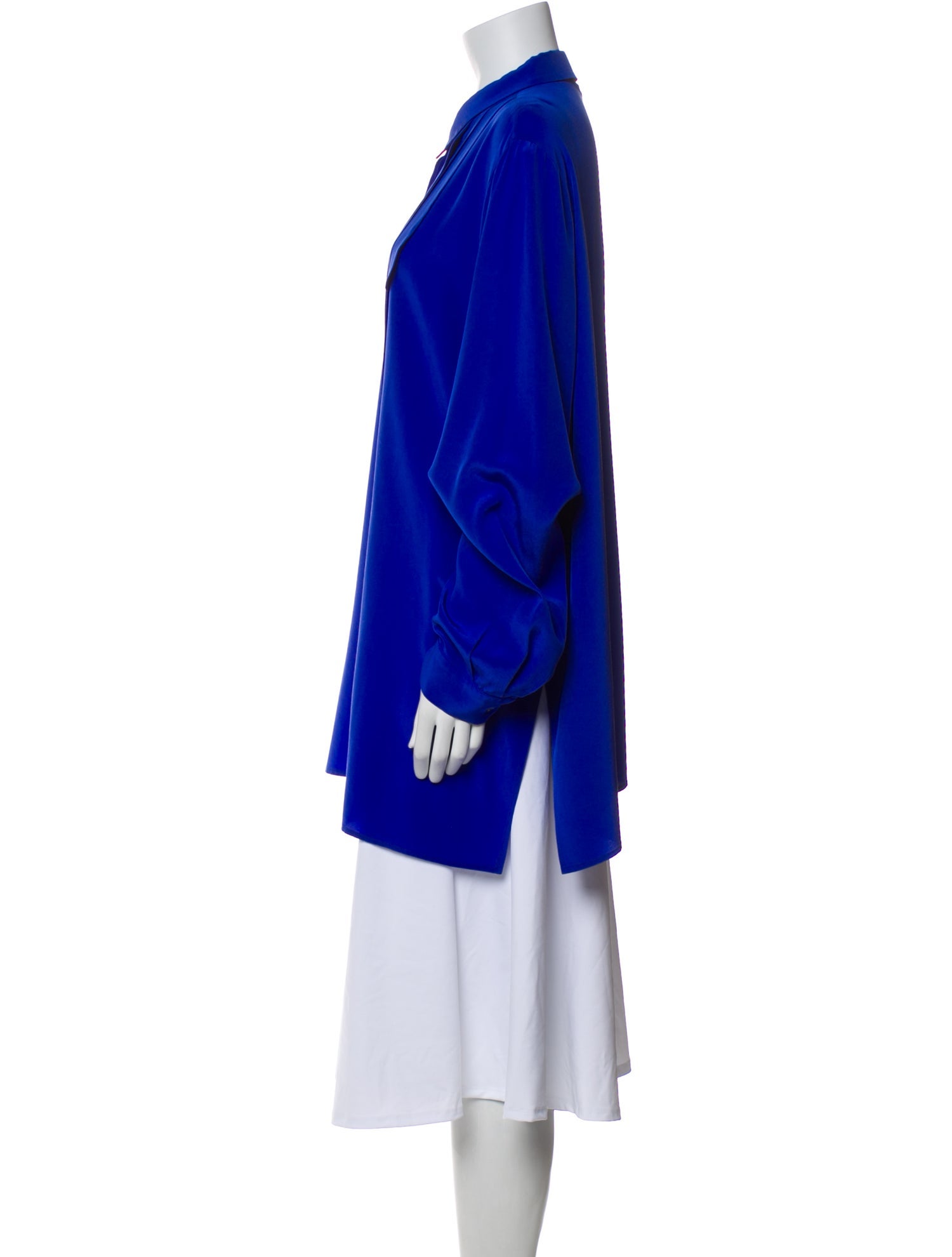 Marina Rinaldi Silk Long Sleeve Tunic