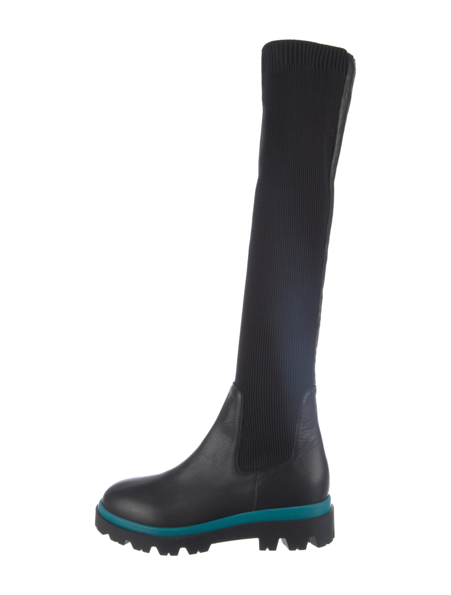 Marina Rinaldi Leather Sock Boots