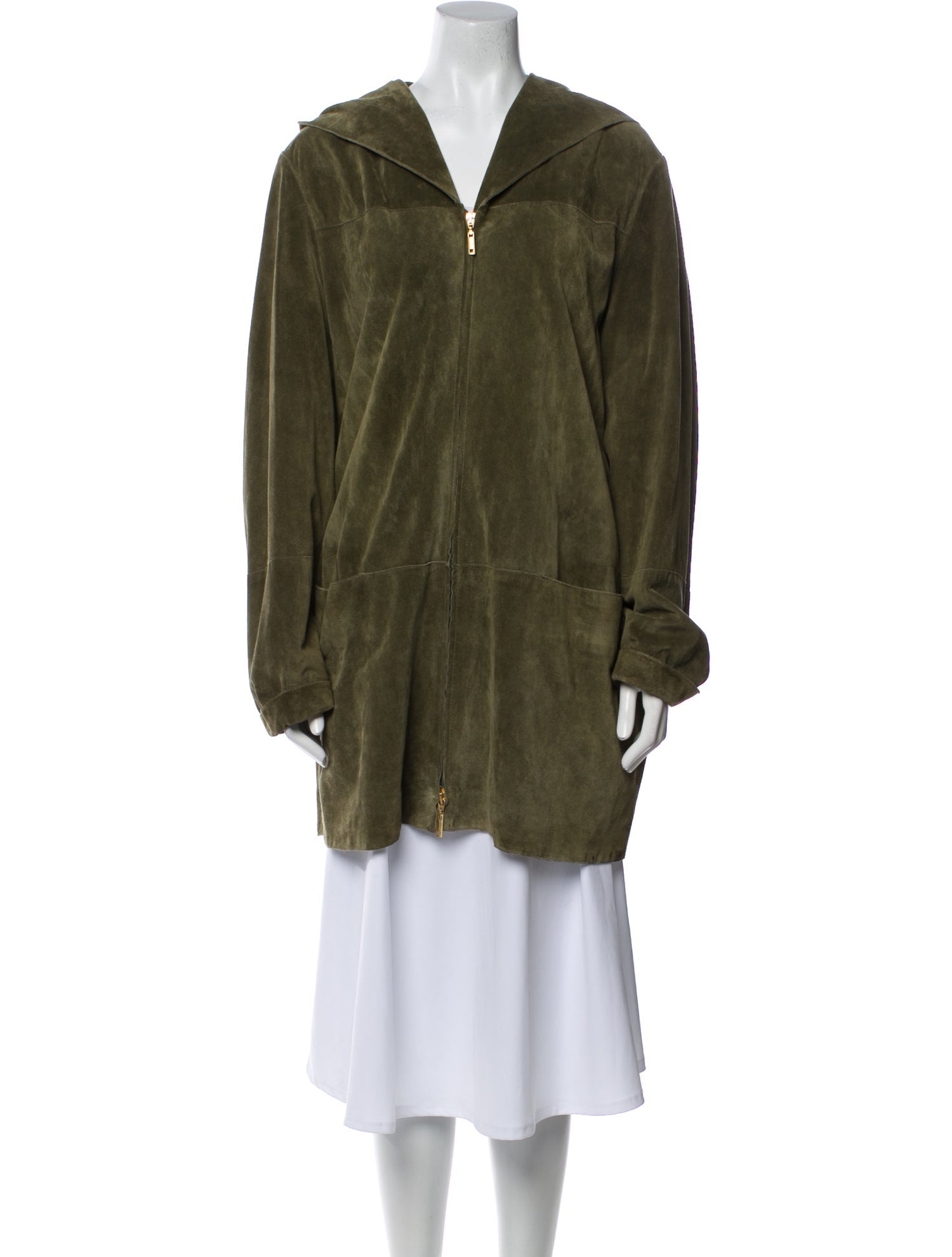 Marina Rinaldi Leather Coat