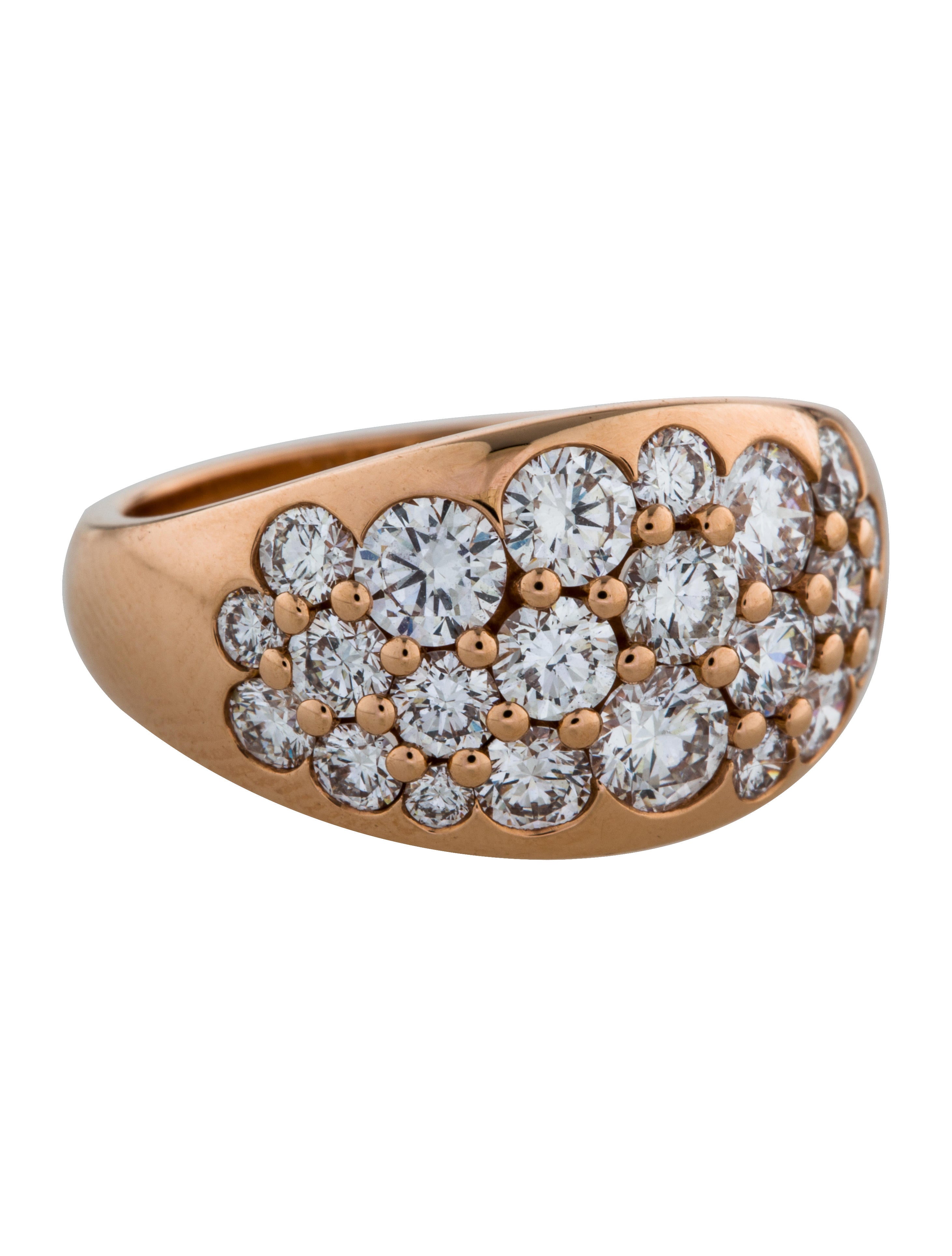 Mark Patterson 18K Diamond Domed Ring Rings MARKP20003 The RealReal