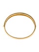 Mark Patterson 18K Hammered Hinge Bangle Bracelet