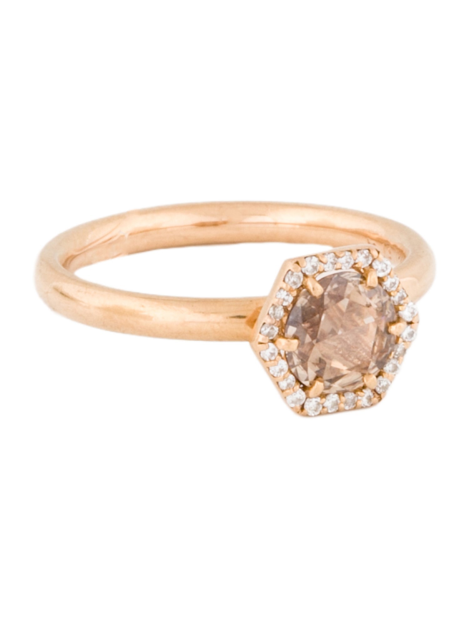 Mark Patterson 18K Diamond Halo Engagement Ring