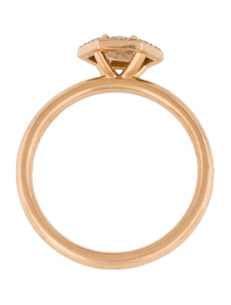 Mark Patterson 18K Diamond Halo Engagement Ring