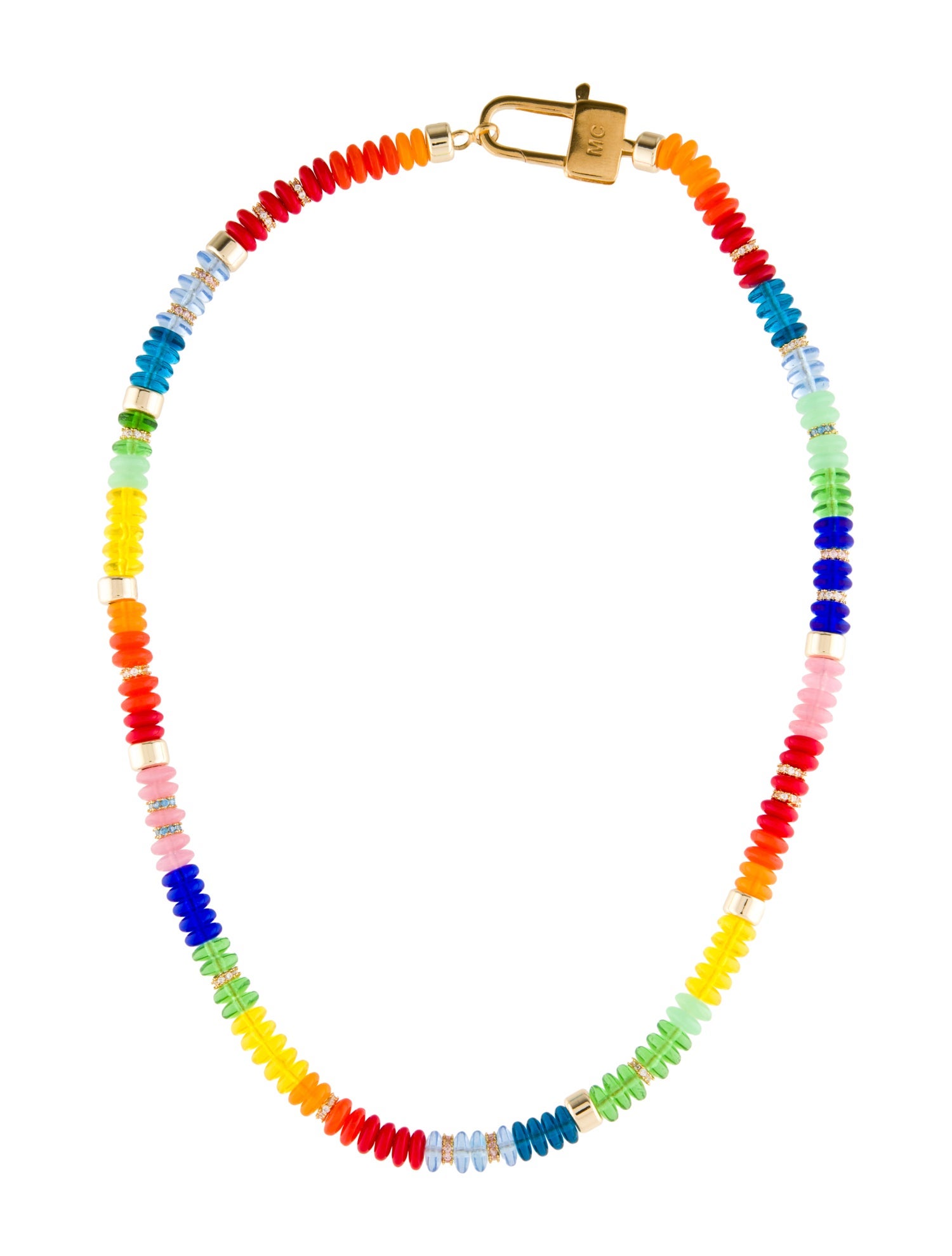 Martha Calvo Crystal & Glass Beads Evolve Necklace