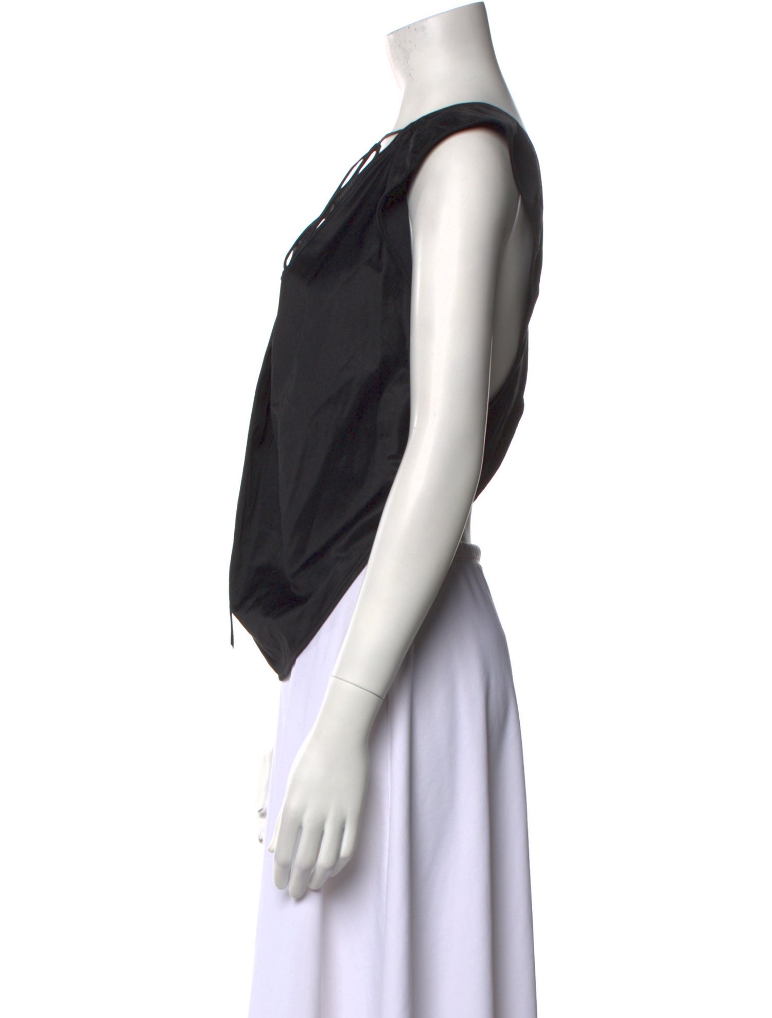 Martin Martin Square Neckline Sleeveless Top